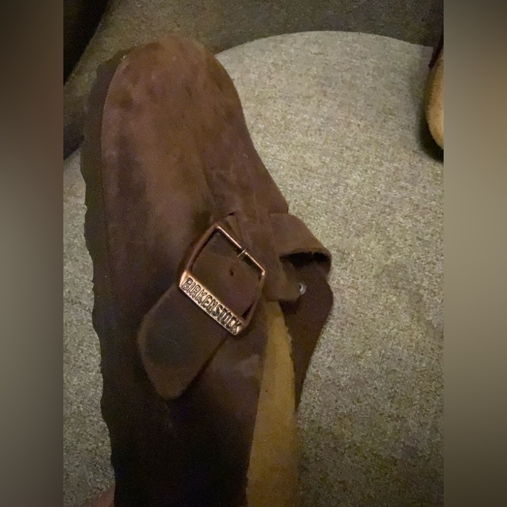 Birkenstock Dark Brown Boston Oiled Leather Clogs - size 38 - Picture 5 of 15